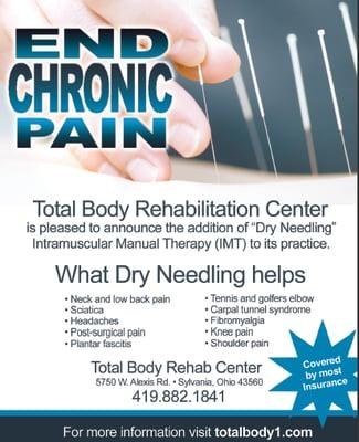 Our clinic was the first to offer this treatment to the Northwest Ohio area.