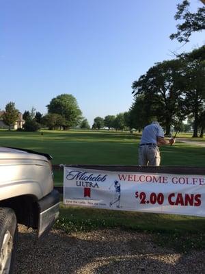 League. Nice little nine hole course on lake Shelbyville.