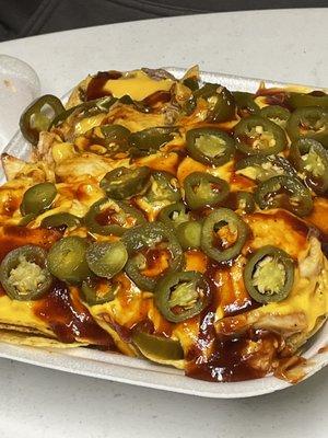 Chicken,beef nacho