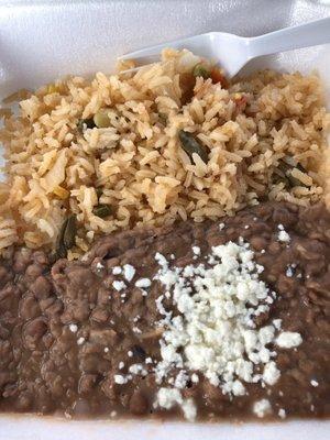 Arroz y frijoles