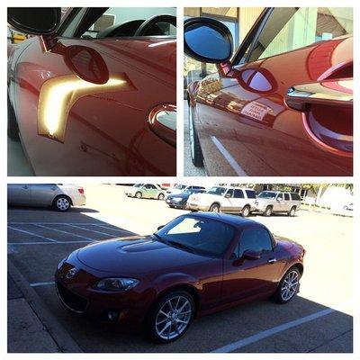 2011 Mazda MX5 - Door Ding Repair Before/After