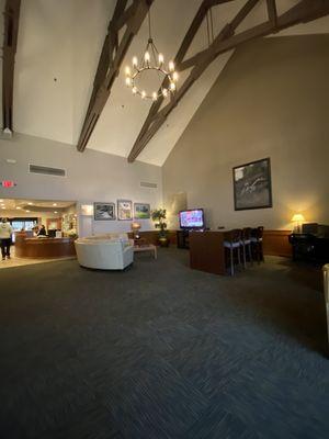 Lounging area in the Lodge.