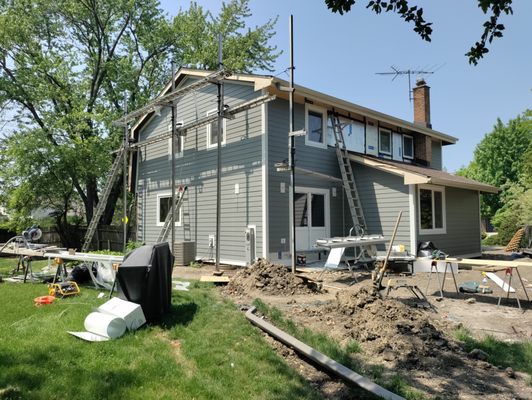 New siding in Northbrook