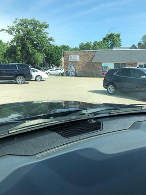 Parking lot view of Med Center