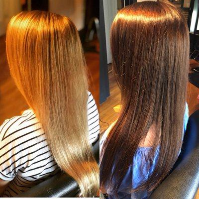 Color correction Blondie to Brownie