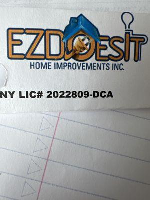 EZ Does It Electric logo. Don't confuse with companies similarly names.