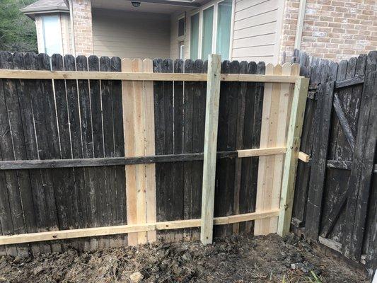 Poor fence work