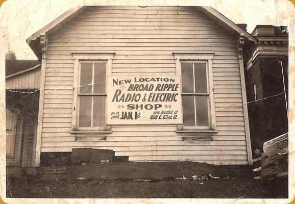 Broad Ripple Radio & Electric circa 1933 - Copyright John Wolmer, Jr / Boulder PC