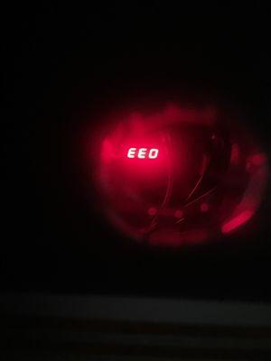 Furnace error message 'EEO' means it has tried to ignite multiple times, failed and has errored out.