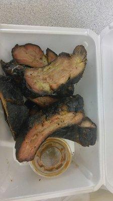 Some of the most Smokey, best tasting ribs I have ever had. And they are served with true southern hospitality.