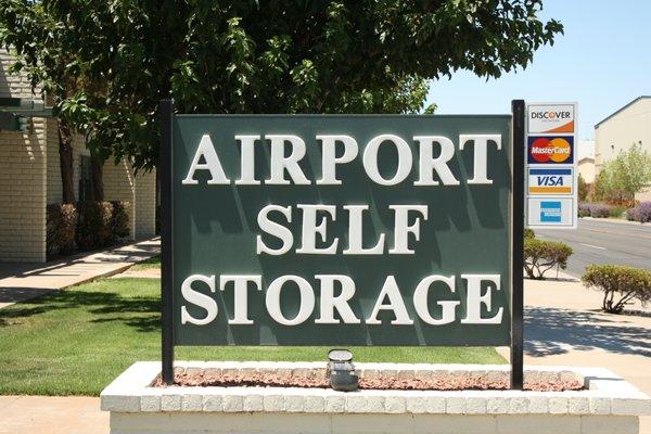 Airport Self Storage within 1 mile of the International Airport, and 2-3 from Ft. Bliss Military Base