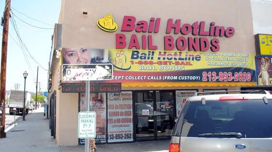 Los Angeles bail bonds front exterior view