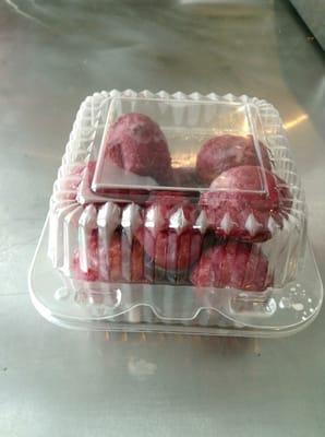 Moose Droppings aka Red Velvet Donut Holes