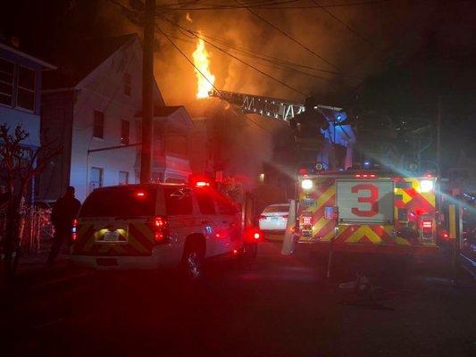 2 Alarm Fire in New Haven