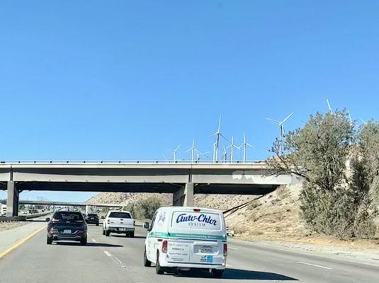 On I-10 west in Palm Springs Nov 19, 2022