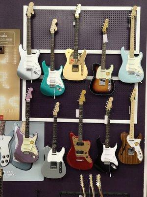 This guitar wall is so perfect