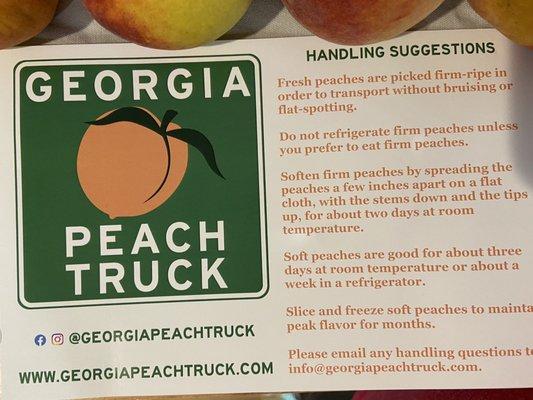 Georgia Peach Truck