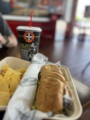 Medium hook & ladder sub with chips