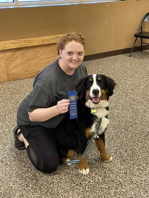 Congratulation on Canine Good Citizen.