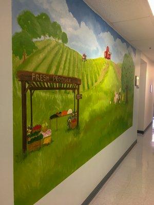 Kid Friendly Art Murals created by CHCY staff