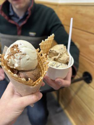 Spiced Carrot Cake, Fudge Brownie, Cold Brew and Campfire S'mores