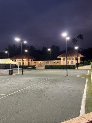 Tennis courts