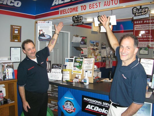 Our professional service writers Shawn  and Clark will welcome
 you and help you with any car concern you might have...