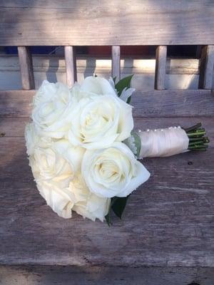 Bridal bouquet of Vandala Roses