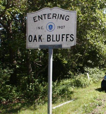 Entering Oak Bluffs from Tisbury (old)