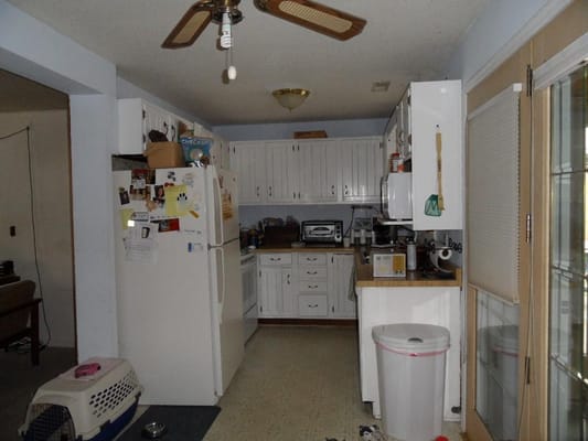 Home owner had a small kitchen 