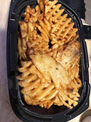 Waffle fries