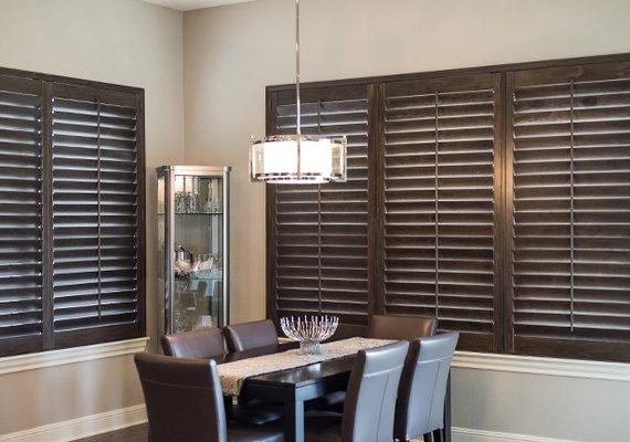 Complete your design with custom Heritance® shutters that complement your decor.