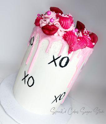 Valentine's Day custom cake