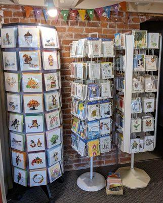 A wide selection of greeting cards