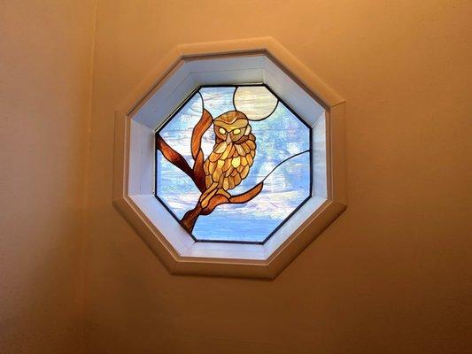 Unique stained glass. Listing sold in Greece, NY 2020