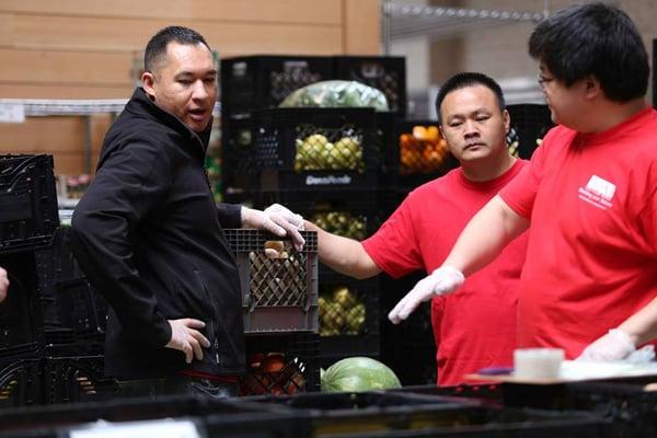 Burr Pilger Mayer Employees helping at the Jerry Larson FOODBasket in San Jose. please visit http://healthtrust.org/volunteer/ for more info