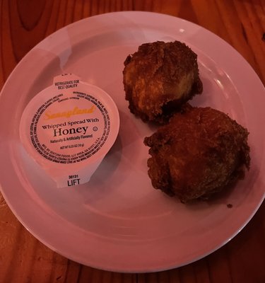 Hush puppies with honey butter