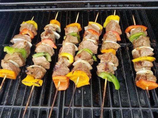 Beef kabobs