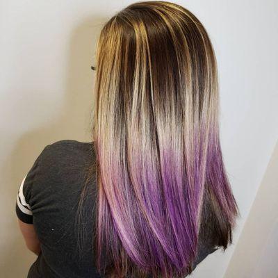 Purple tips