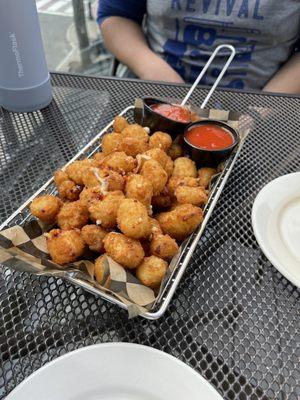 Fried Cheddar Cheese Curds Small Plate