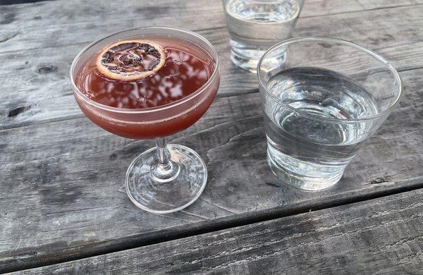 Blood Orange Bourbon Cocktail