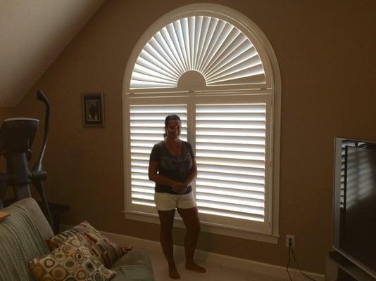 70" Wide Shutter and Arch N. Raleigh