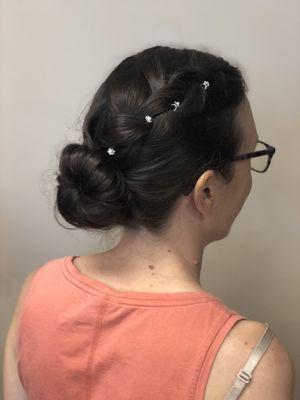 Bridesmaid updo