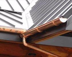 Seamless and copper gutters