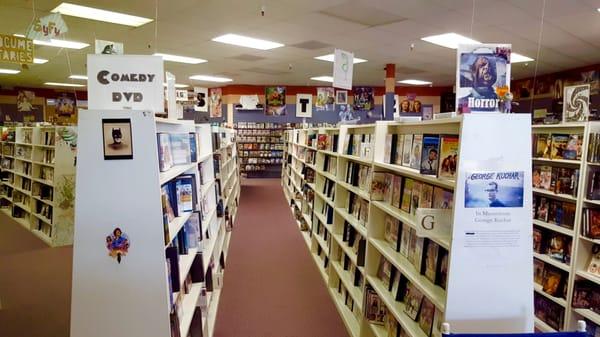 Interior of the store. Huge selection of older releases you can't find online!