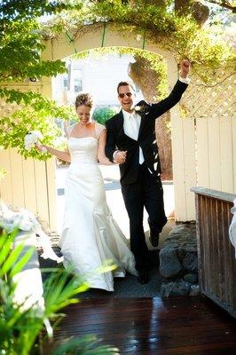 Premier Productions Bride and Groom Entrance... Photo courtesy of Bill Quinn Photography.