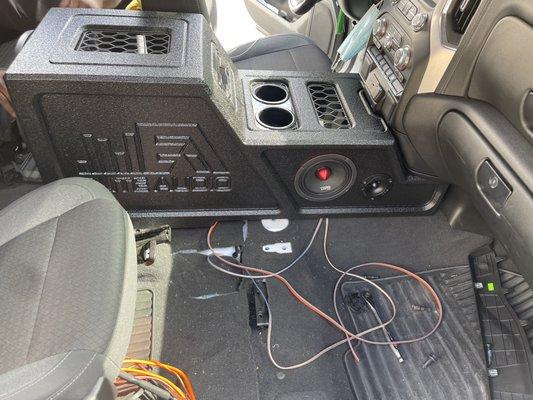 Center console install