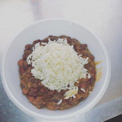 Cajun style red beans with rice