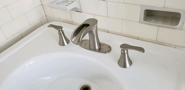 New bathroom faucet