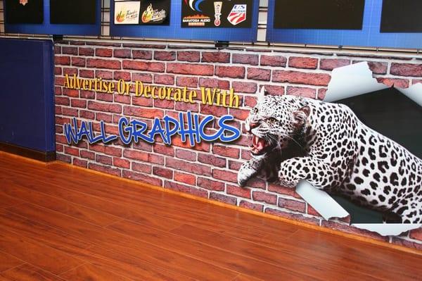 We print custom wall graphics!